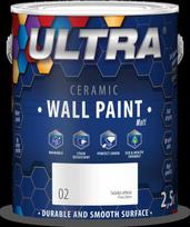 Interjero dažai ULTRA ceramic, sušalęs zefyras (2), 0,7 l