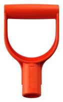 Porankis plast. ergonominis D32mm, oranžinis, VERTAS