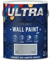 Interjero dažai ULTRA ceramic, plieno audra (9), 0,7 l