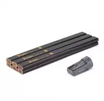 Statybiniai pieštukai + drožtukas HB 180 mm OCTAGON 6 vnt. DIY-PC2OC18GH/S6B