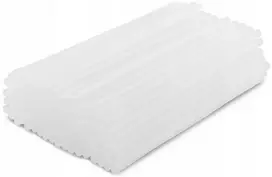 Karštų klijų pistoleto kasetės SKAIDRIOS 125 vnt./1kg 7x200 „pasidaryk pats“-GS0720TR/125