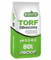 Nurūgštintas durpių substratas 5,5–6,5 80 l Biovita