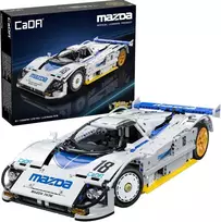 CaDA konstruktoriaus kaladėlės lenktyninis automobilis 50 cm 1:10 Mazda 787B sportinis automobilis 1797 detalės