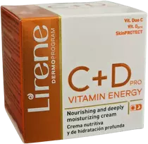 Kremas normaliai veido odai su vitaminais C+D LIRENE 50 ml