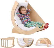 Relaxdays Laipiojimo arka su pagalvėle, medinė
