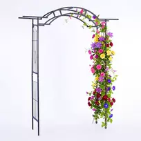 Relaxdays Sodo arka 236x190x45 cm juodas plienas