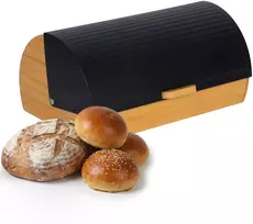 Relaxdays Duonos dėžė, bambuko laikymas