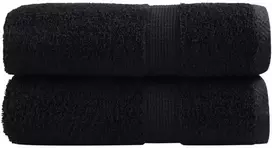 Rankšluostis Aukščiausios kokybės rankšluosčiai SOLUND, 2 vnt., juodi, 30x30 cm, 600 g/m²