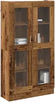 Komoda, sena mediena, 82,5x30,5x150 cm, inžinerinė mediena