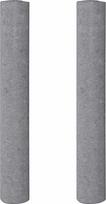 Neslystantys dažytojo fliso audiniai, 2 vnt., 10 m, 180 g/m², pilki