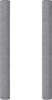 Neslystantys dažytojo fliso audiniai, 2 vnt., 5 m, 280 g/m², pilki