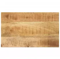 Stalviršis, 40x20x3,8 cm, stačiakampis, masyvi mediena, šiurkštus mango skonis