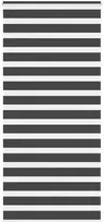 Zebrinė žaliuzė, juodos spalvos, 115x230 cm, audinys, plotis 110,9 cm, poliesteris