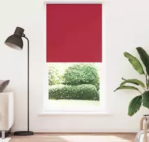 Roletas, neperšlampamas, raudonos spalvos, 115x230 cm, audinys, plotis 110,7 cm, poliesteris