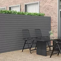 Sodo tvora, dvipusė, pilka, 1,8x3 m, PVC