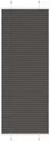 Klostuotos žaliuzės, juodos, 75x200 cm, audinys, plotis 74,4 cm, poliesteris
