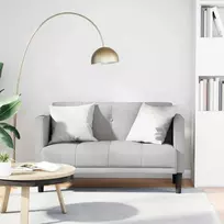 Dvivietė sofa, debesų pilka, 111 cm, audinys