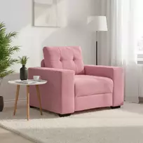 Sofa Sofos krėslas, rožinė, 100x78x80 cm, aksomas