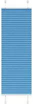Klostuotos žaliuzės, mėlynos, 40x150 cm, audinys, plotis 39,4 cm, poliesteris