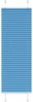 Klostuotos žaliuzės, mėlynos, 45x150 cm, audinys, plotis 44,4 cm, poliesteris