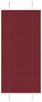 Klostuotos žaliuzės, bordo spalvos, 65x100 cm, audinys, plotis 64,4 cm, poliesteris