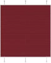 Klostuotos žaliuzės, bordo spalvos, 115x100 cm, audinys, plotis 114,4 cm, poliesteris