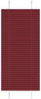 Klostuotos žaliuzės, bordo spalvos, 65x150 cm, audinys, plotis 64,4 cm, poliesteris