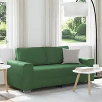 Dvivietė sofa, tamsiai žalia, 180x77x82 cm, velvetas, audinys