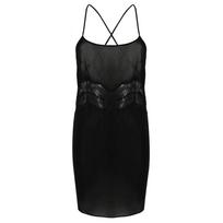 Naktiniai marškiniai moterims, Juoda, Chemise