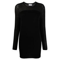 Midi suknelė moterims, Juoda, Sweater dresses