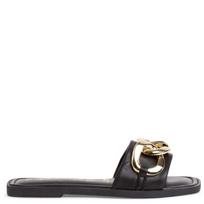 Šlepetės moterims, Juoda, SLIPPERS