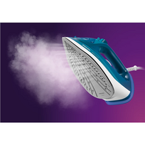 PHILIPS DST3040/70 3000 Series | Steam Iron | 2600 W | 300 ml water tank capacity | 40 g/min continuous steam | 200 g/min steam boost performance | Blue/White