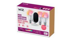 WiZ Smart WiFi Self-Monitoring Starter Kit 3x8.5W + camera
