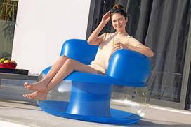 Bestway  Inflatable Blue Chair 112 x 112 x 70 cm 75138