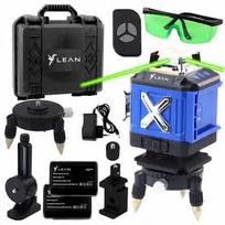 Lean 4D Laser Level, 16-Line Plane, with Case and 2 Batteries, Blue