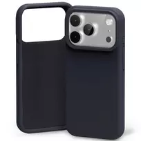 Mercury Blue silicone phone case for iPhone 17 Pro