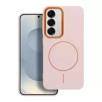 OEM Frame Mag Cover phone case with MagSafe support for Samsung Galaxy A56 (A566) pink