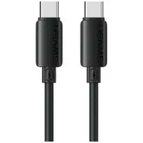 USAMS Cable U98 30W 3A Silicone Fast Charging USB-C to Lightning, black