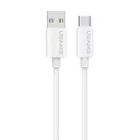 USAMS U98 3A Silicone Fast Charging USB-C Cable, white