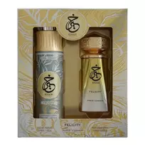 Pendora Scents Set Paris Corner: Khair Felicity, Eau De Parfum, For Women, 100 ml + Khair Felicity, Deodorant Spray, For Women, 200 ml