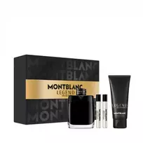 Montblanc Set: Legend, Eau De Parfum, For Men, 100 ml + Legend, Eau De Parfum, For Men, 2 pcs, 7.5 ml + Legend, Cleansing, Shower Gel, All Over The Body, All Skin Types, 100 ml