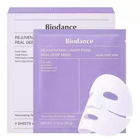 Biodance Set, Caviar PDRN Rejuvenating Sheet Mask for Face, 4 pcs, 34 g