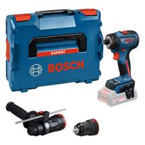 Bosch akumuliatorinis suktuvas-gręžtuvas EXSR18V-90FC + 2 adapteriai, be akumuliatoriaus ir įkroviklio