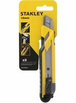 STANLEY PEILIS 18mm +3vnt. STANLEY NULAUŽIAMI AŠMENYS PLASTIKINIS