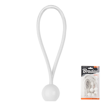 BRADAS GUMINIŲ VIRVIŲ SU RUTULIUKU RINKINYS BUNGEE CORD BALL 20cm /10vnt.