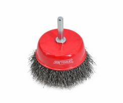 AWTOOLS ŠEPETYS DISKINIS SU KOTELIU 50mm VIELINIS GOFRUOTAS