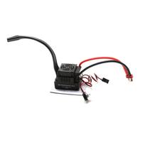 80A bešepetėlis ESC elektroninis greičio reguliatorius XT60 kištukas 5.8V 3A BEC 1/8 RC automobiliui T plug juoda
