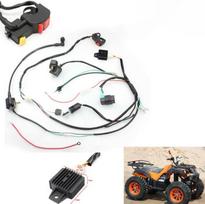 Laidų rinkinys Wire Loom CDI uždegimo ritės rinkinys, skirtas 50cc 70cc 90cc 110cc ATV Electric Quad
