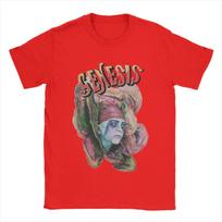 Genesis Supper's Ready Gabriel T Shirts for Men Cotton Casual T-Shirt Round Collar Tee Shirt Short Sleeve Clothing Plus Size S