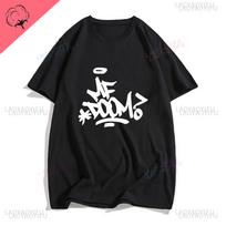 MF DOOM The Masked Man Regular T-shirts MEN Music Hip Hop T-shirts Cotton High Quality Camisetas Handsome Sense of Design S